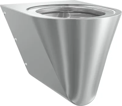 Immagine prodotto di KWC AR T-WC, CAMPUS, acciaio inox, sospeso, 360x353x500 mm, senza sedile
