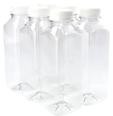 Productafbeelding van Set van 60 Lege Plastic Sapflessen 500 ml