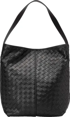 Produktbild von Marc O'Polo Leder Schultertasche Peija Hobo Bag Black schwarz