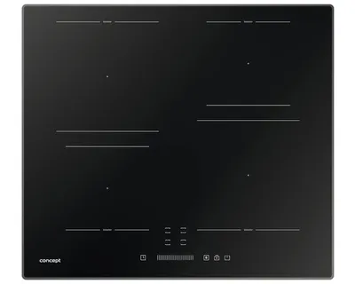 Produktbild von Concept IDV4560bf, Schwarz, Integriert, 59 cm, Zonen-Induktionskochfeld, Glas, 4 Zone(n)