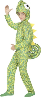 Image de Costume caméléon pour enfants, taille:110/116