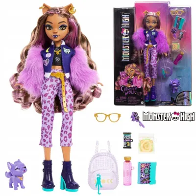 Produktbild von Monster High Clawdeen Wolf Sammlerpuppe mit Zubehör