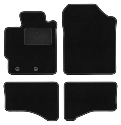 Immagine prodotto di Tappetini in moquette per Toyota Yaris III FL 2017-2020 (hatchback) – set 4 pezzi, neri, su misura – Wielganizator LUX