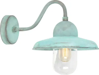 Produktbild von Elstead Somerton Außen-Wandleuchte E27 Grünspan IP44