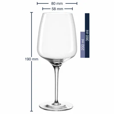 Image de Leonardo Verre à vin blanc Cesti, verre à vin, verre à vin blanc, verre en cristal, 360 ml, 061966
