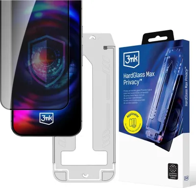 Immagine prodotto di Szkło Prywatyzujące 3Mk Hardglass Max    Privacy Z Aplikatorem Do Samsung Galaxy S25 Ultra