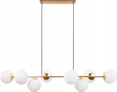 Obrázek produktu pro Závěsné svítidlo Gold Glamour do kuchyně, obývacího pokoje a ložnice – elegantní závěsné svítidlo, lustr, stropní svítidlo
