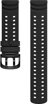 Obrázek produktu pro Polar Silikonový náramek 22 mm Black Black Jedna velikost
