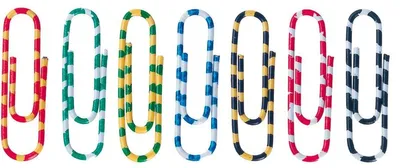 Produktbild von Alco Briefklammer ZEBRA Metall 28mm sortiert 300 Stück