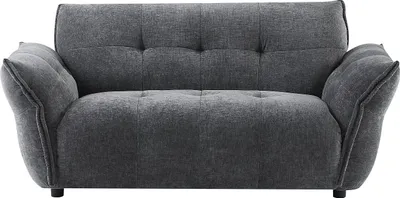 Produktbild von 2-Sitzer-Sofa aus anthrazitfarbenem Melange-StoffNAPIZO