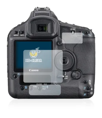 Produktbild von 2x Für Canon EOS 1Ds Mark III Schutzfolie BROTECT Displayschutz Display Schutz Folie Klar Transparent