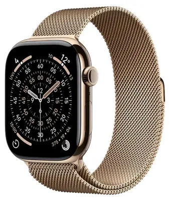 Produktbild von Apple Watch S11 Cell/46/Elegant Band/Gold