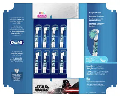 Produktbild von Oral-B Kids Star Wars 8er (weiß)