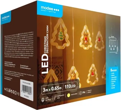 Immagine prodotto di Modee Lighting Decorazione LED 110 LED 3m alberi bianco caldo