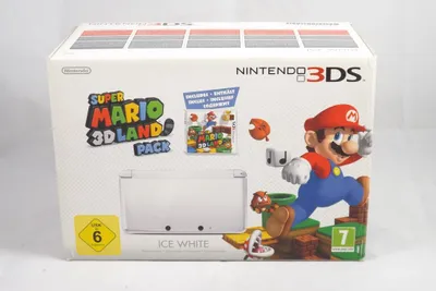 Produktbild von Nintendo 3DS Handheld Konsole - Super Mario 3D Land Pack - Weiß in
