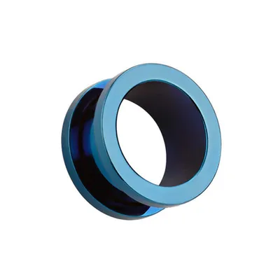 Produktbild von 1 Stück Uni Double Flared Ohr Plug Piercing Flesh Tunnel Expander Schmuck Geschenk-Schwarz,18mm