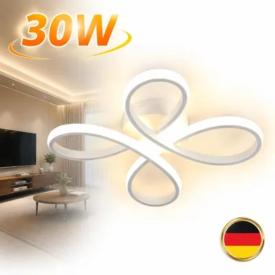 Produktbild von LED Deckenleuchte Deckenlampe Schlafzimmer Wohnzimmer Treppenhaus Flur Lampe 30W