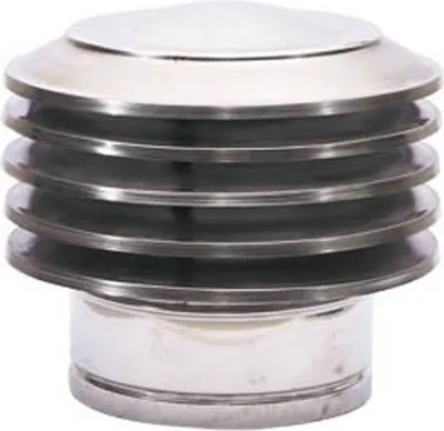Produktbild von Lamellenhaube Lamellenaufsatz 200mm Lamellenabdeckung Lamellenhut Kamin Edelstahl Hut Schornsteinabdeckung Schornsteinaufsatz Schornsteinhut Kaminabdeckung Kaminaufsatz Kaminhut Kaminlamellenaufsatz