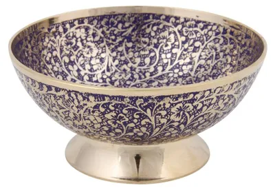 Räucherschale Indore, Messing, Höhe 5,5 cm, Ø 12 cm