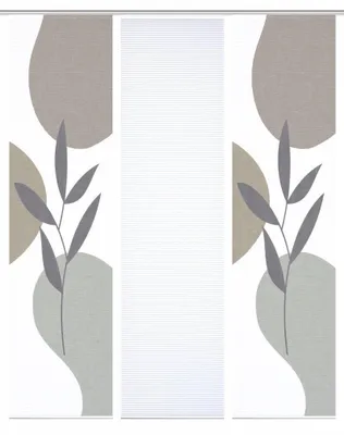 Produktbild von 84074 FRONDA Schiebegardine, recyceltem Polyester 245x60 cm