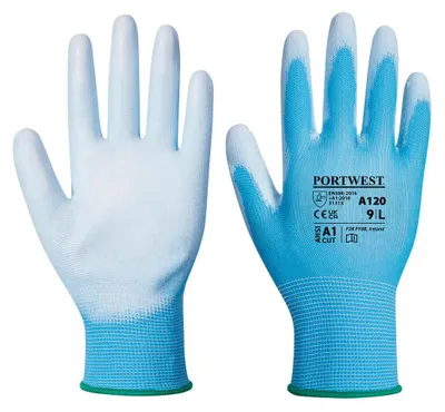 Produktbild von Portwest A120 PolyurethanBeschichteter-Handschuh Blue Gr. M