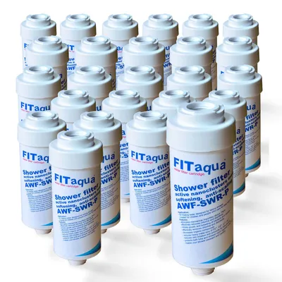 Produktbild von 25x Duschfilter FitAqua, Wasserfilter zum Wohle Ihrer Haut AWF-SWR-P