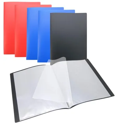 Image de WAYTEX 931410P : Pochette pour documents, format A4, capacité pour 60 photos, comprenant 30 pochettes, en polypropylène, lot de 6