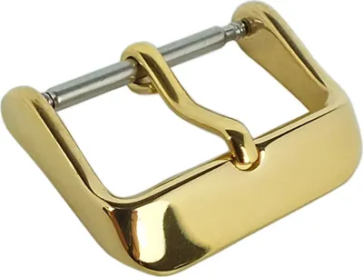 Produktbild von Minott Chrono Dornschließe Edelstahl IP Gold für Lederarmbänder 20333, Stegbreite:20mm