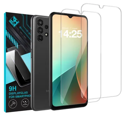 Produktbild von 2x 9H Schutzglas Displayschutzfolie für Samsung Galaxy A13 / A13 5G Displayglas Displayschutz Glas Panzerfolie Schutzglasfolie