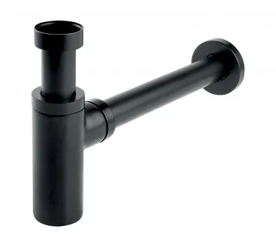 Image de Siphon de lavabo 5/4", noir (S282-BL)