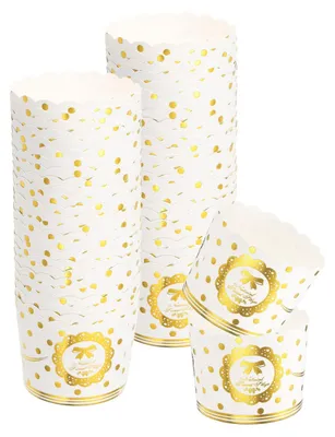 50 Papier-Cupcake-Förmchen, 6,7 cm, für Hochzeit & Party