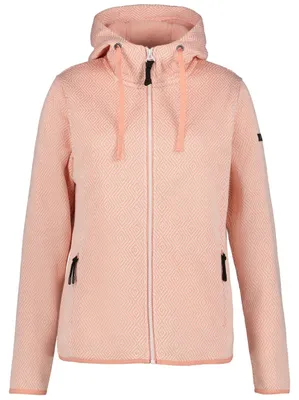 Produktbild von Icepeak Auen Midlayer für Damen mit Kapuze, Farbe:Pink, Größe:XXXL