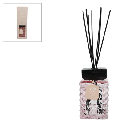 Immagine prodotto di Set diffusore Van Manen Aroma Rosmarino e Muschio, 800 ml, vetro rosa decorativo