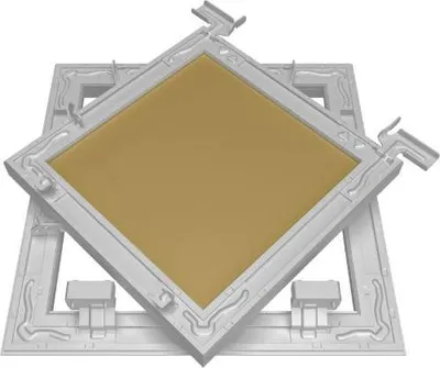 Obrázek produktu pro Kontrolní dvířka, 300 x 300 mm, ALU bílá