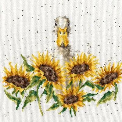 Produktbild von Bothy Threads Kreuzstich-Set "Sonnenschein", 26x26cm, XHD44, Zählmuster