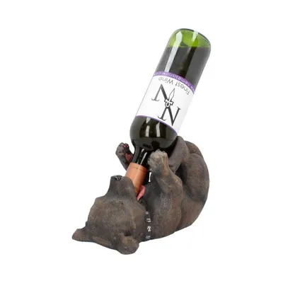 Produktbild von Der witzige Weinflaschenhalter / Getränkeflaschehalter - Der besoffene Bull Terrier