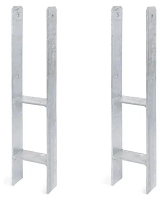 Obrázek produktu pro Sloupek Alberts H ve svazku, žárově pozinkovaný, výška 300 mm, celková výška 600 mm, hloubka 60 mm