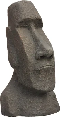 Produktbild von Osterinsel aus Steinguss für den Garten oder Balkon Frostfest NEU Moai Figur JA-017