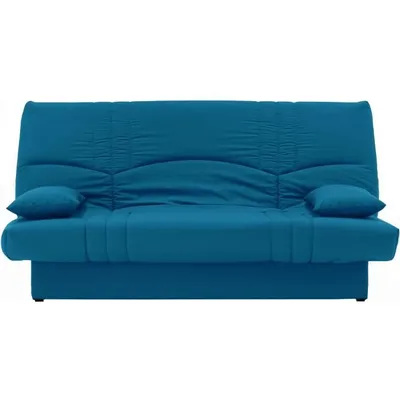Produktbild von 3-Sitzer-Schlafsofa – Stoff Entenblau – 190 x 92 cm
