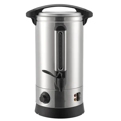 Produktbild von Juskys Glühweinkocher Teramo 10 Liter 1500W mit Zapfhahn, Thermostat & Überhitzungsschutz, 30 - 110°C, Edelstahl, elektrisch, Heißgetränkespender