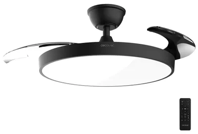 Obrázok produktu pre Cecotec EnergySilence Aero 300, Domáci lopatkový ventilátor, Biela, Čierna, Strop, 25 m², 106,7 cm, Diaľkový ovládač