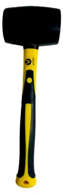 Produktbild von Gummihammer 700g mit Fiberglasstiel