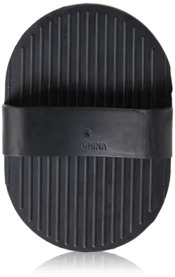 Imagen del producto de Ferplast, cepillo de goma para perros GRO 5932, ideal para animales de pelo corto, 13,5 x 9 cm