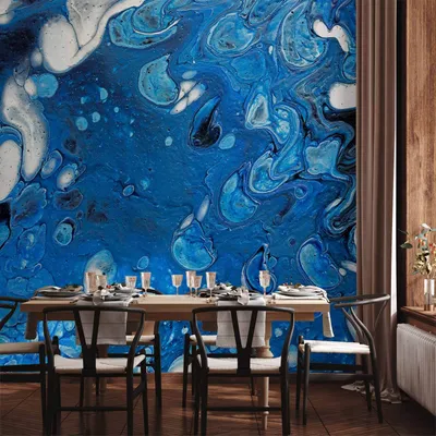 Produktbild von Vlies Fototapete - Blue Stream 250x175 cm Abstrakt f-A-0743-a-a