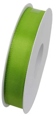 Produktbild von Taftband Schleifenband mit Webkante 25mm apfelgrün (m=0,16EUR) 50m Rolle Goldina