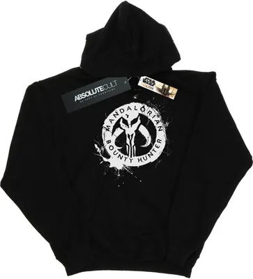 Produktbild von Star Wars - "The Mandalorian Bounty Hunter" Kapuzenpullover für Herren BI18631 (L) (Schwarz)