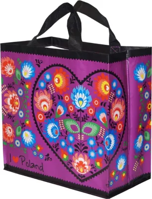 Obrázok produktu pre Nákupná taška 24L 35x20x35 Folklor 1ks fialová