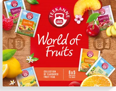 Obrázek produktu pro Teekanne World of Fruits ovocná kolekce čajů (30ks), 103635
