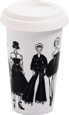 Produktbild von NJ Fashion Illustration Porzellan 13,2cm weiß 545000006