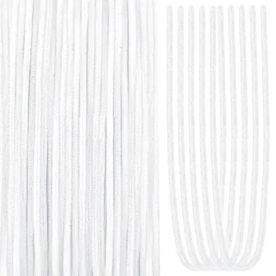 Chenille-Pfeifenreiniger, weiß, 60 cm, 100 Stück
